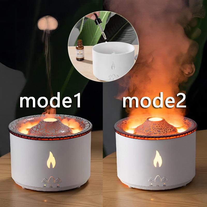 Multifunctional Aromatherapy Diffuser with Simulated Flame and Jellyfish Effects-2