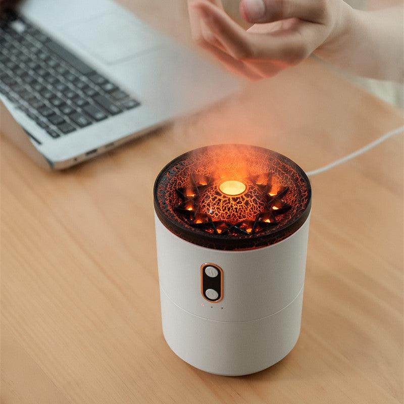 Multifunctional Aromatherapy Diffuser with Simulated Flame and Jellyfish Effects-7