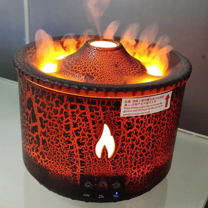 Multifunctional Aromatherapy Diffuser with Simulated Flame and Jellyfish Effects-5